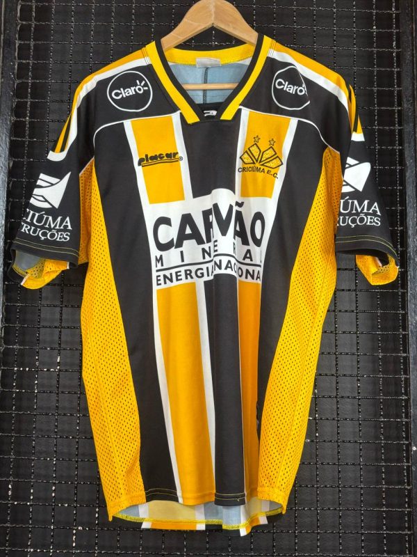 Camisa Criciúma Placar 2005 amarela