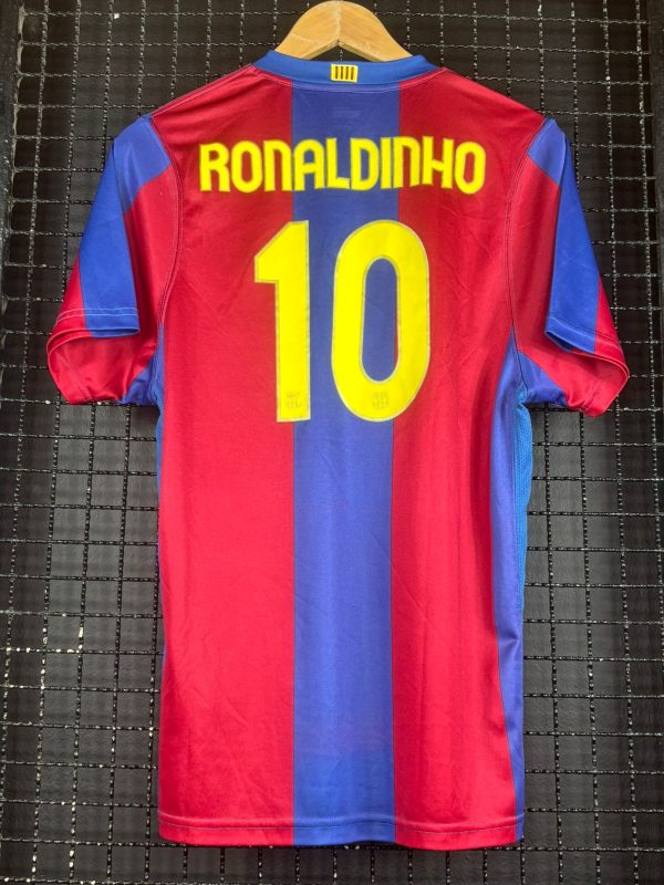 Camisa Barcelona Nike 2007 Ronaldinho Gaúcho - Image 2