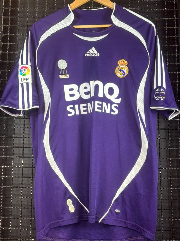 Camisa Real Madrid Adidas 2006 Ronaldo roxa Teamgeist