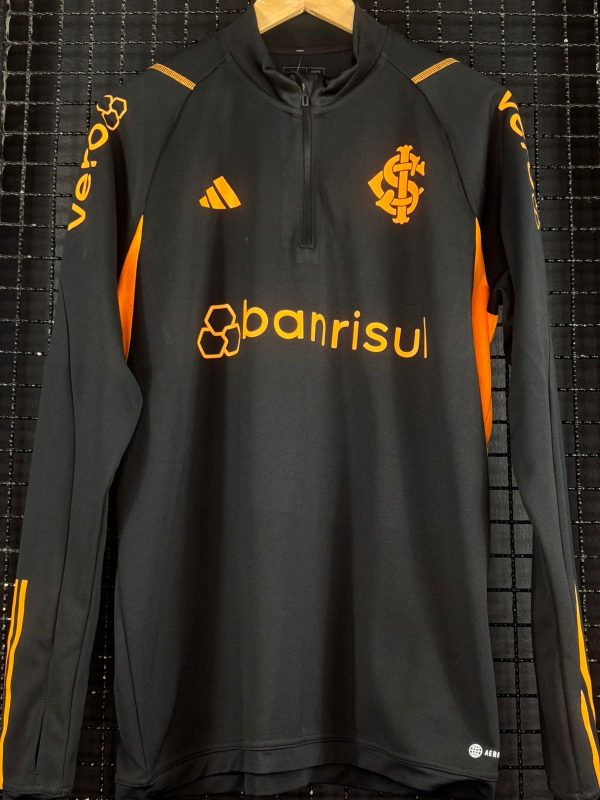 Agasalho Internacional Adidas 2023 comissão técnica preto