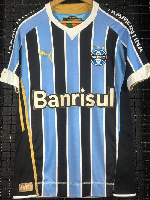 Camisa Grêmio Puma 2009 Libertadores da América tricolor