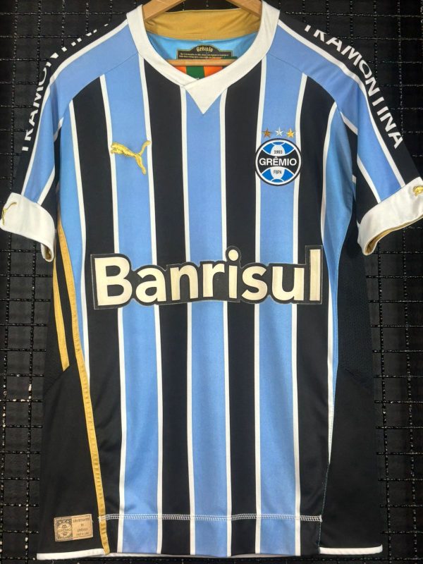 Camisa Grêmio Puma 2009 Libertadores da América tricolor