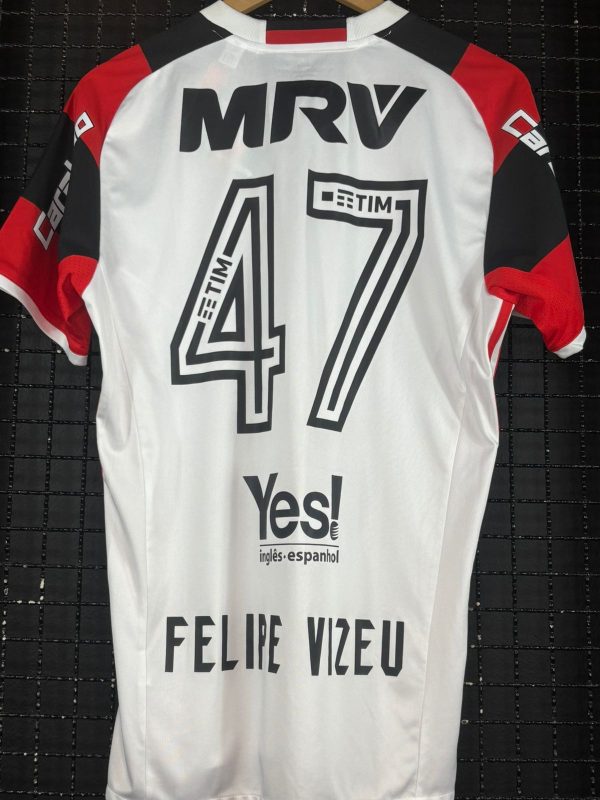 Camisa Flamengo Adidas 2016 Felipe Vizeu branca - Image 2