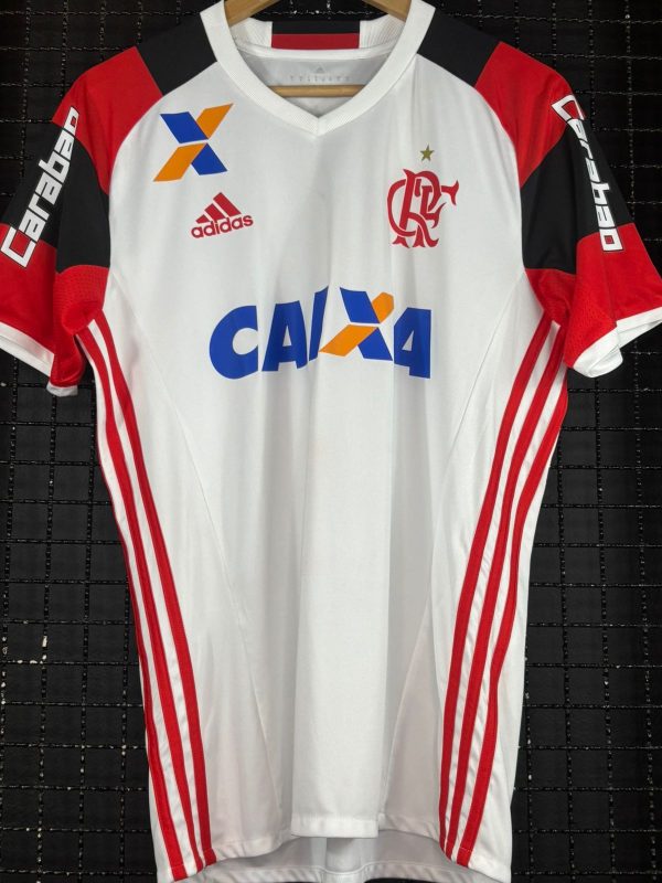 Camisa Flamengo Adidas 2016 Felipe Vizeu branca