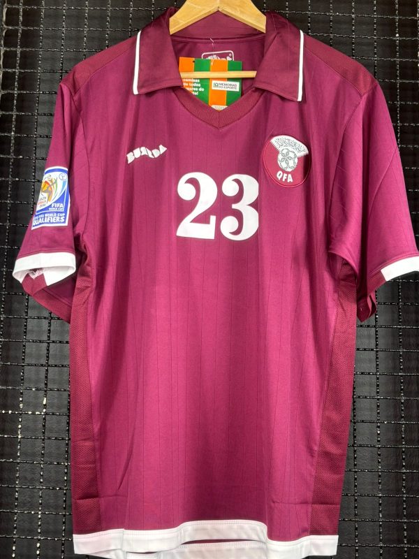 Camisa Qatar Burrda 2009 Eliminatórias Copa do Mundo 2010