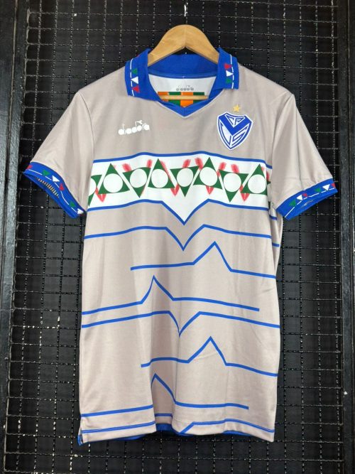 Camisa Velez Sarsfield Diadora 2023 goleiro cinza