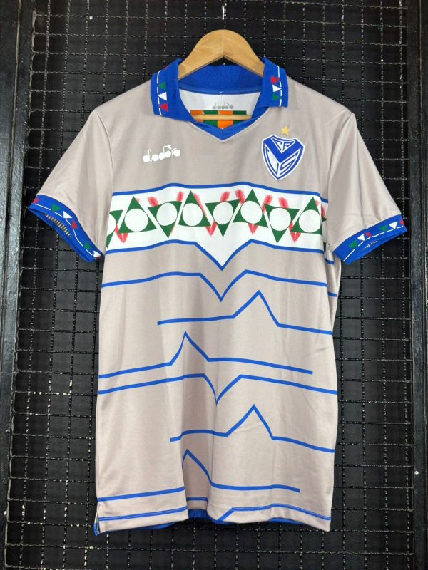 Camisa Velez Sarsfield Diadora 2023 goleiro cinza