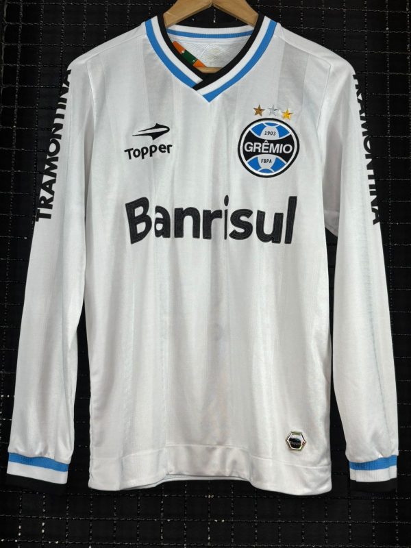 Camisa Grêmio Topper 2013 branca mangas longas