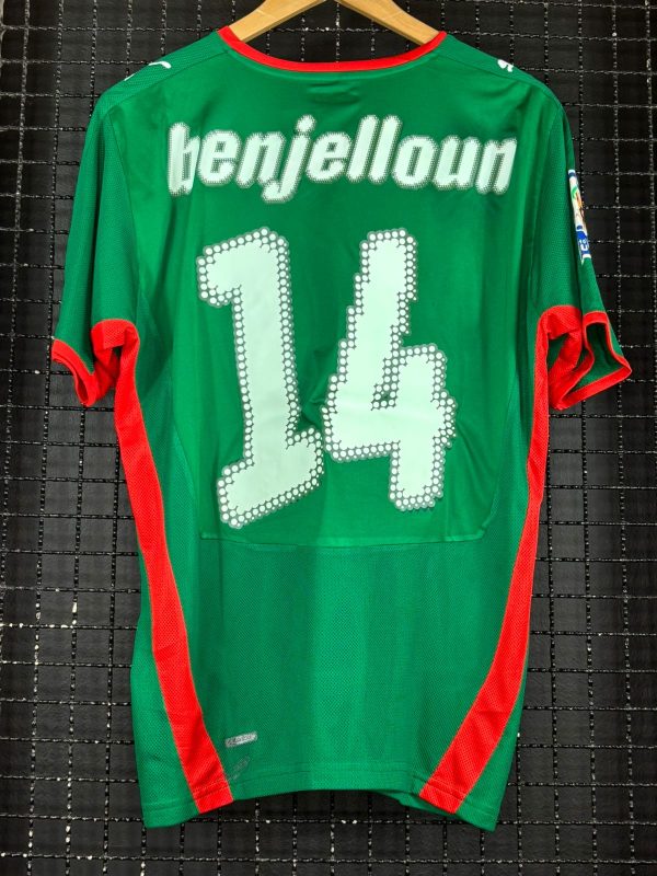 Camisa Marrocos Puma 2008 Qualificatórias Copa do Mundo 2010 Benjelloun - Imagem 2