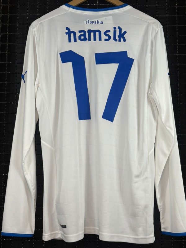 Camisa Eslováquia Puma 2012 Hamsik mangas longas - Image 2