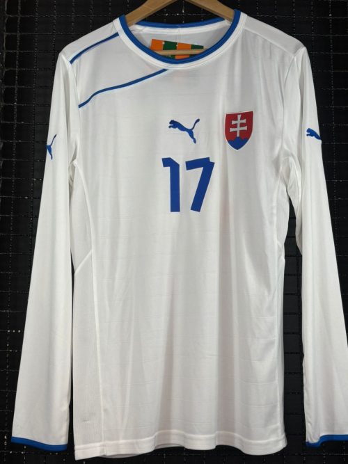 Camisa Eslováquia Puma 2012 Hamsik mangas longas