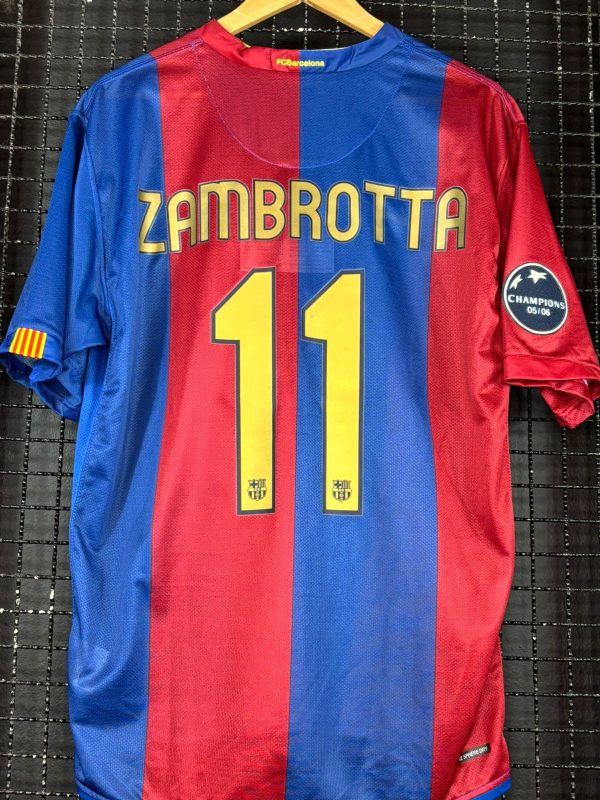 Camisa Barcelona Nike 2005 Champions League Zambrotta - Imagem 2
