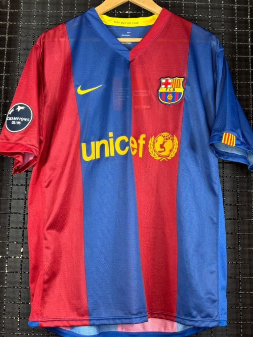 Camisa Barcelona Nike 2005 Champions League Zambrotta