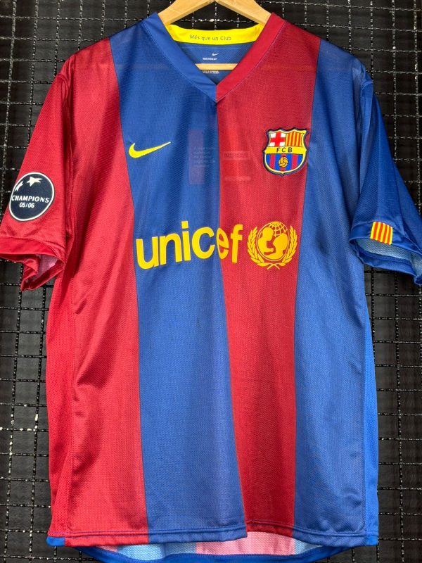 Camisa Barcelona Nike 2005 Champions League Zambrotta