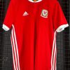Camisa País de Gales Adidas 2017 vermelha