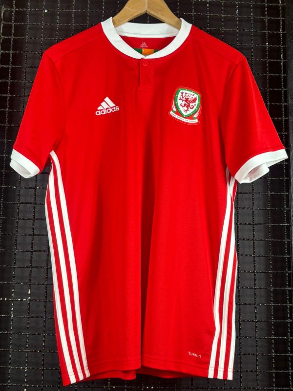 Camisa País de Gales Adidas 2017 vermelha