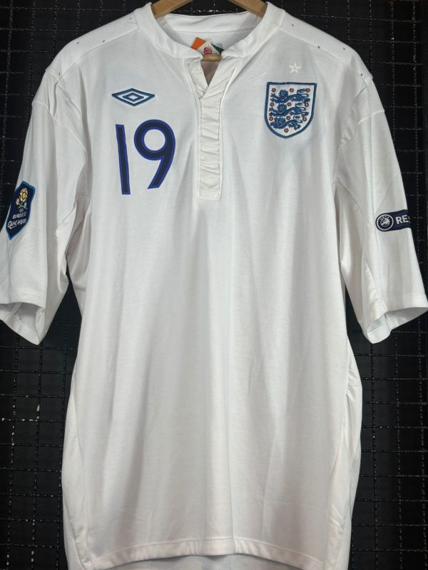 Camisa Inglaterra Umbro 2011 Defoe branca