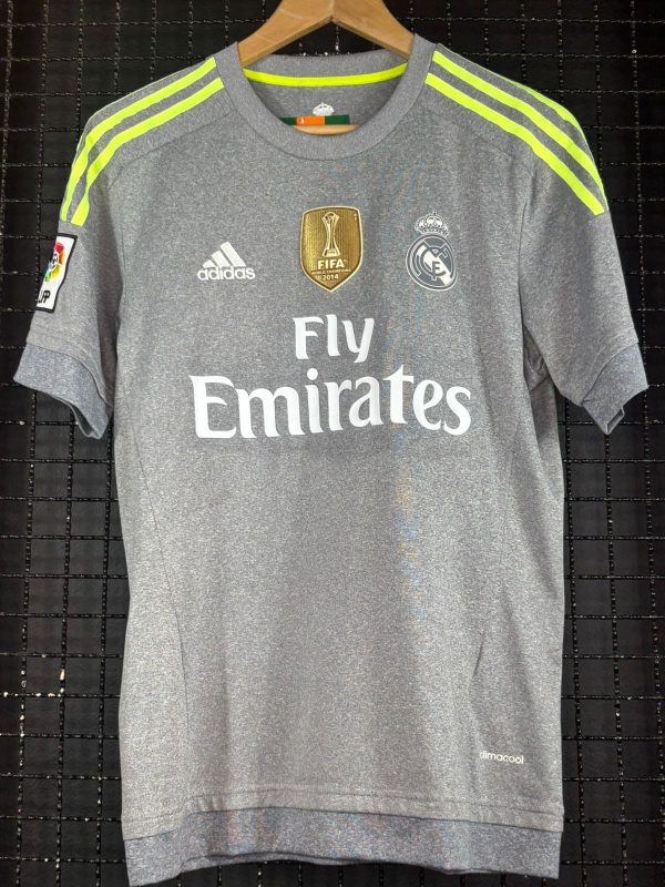 Camisa Real Madrid Adidas 2015 Cristiano Ronaldo cinza