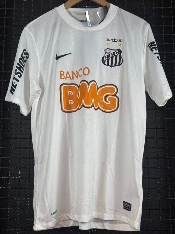 Camisa Santos Nike 2012 Neymar Jr centenário branca