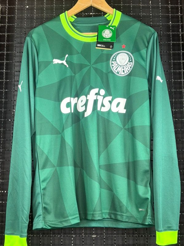 Camisa Palmeiras Adidas 2023 mangas longas