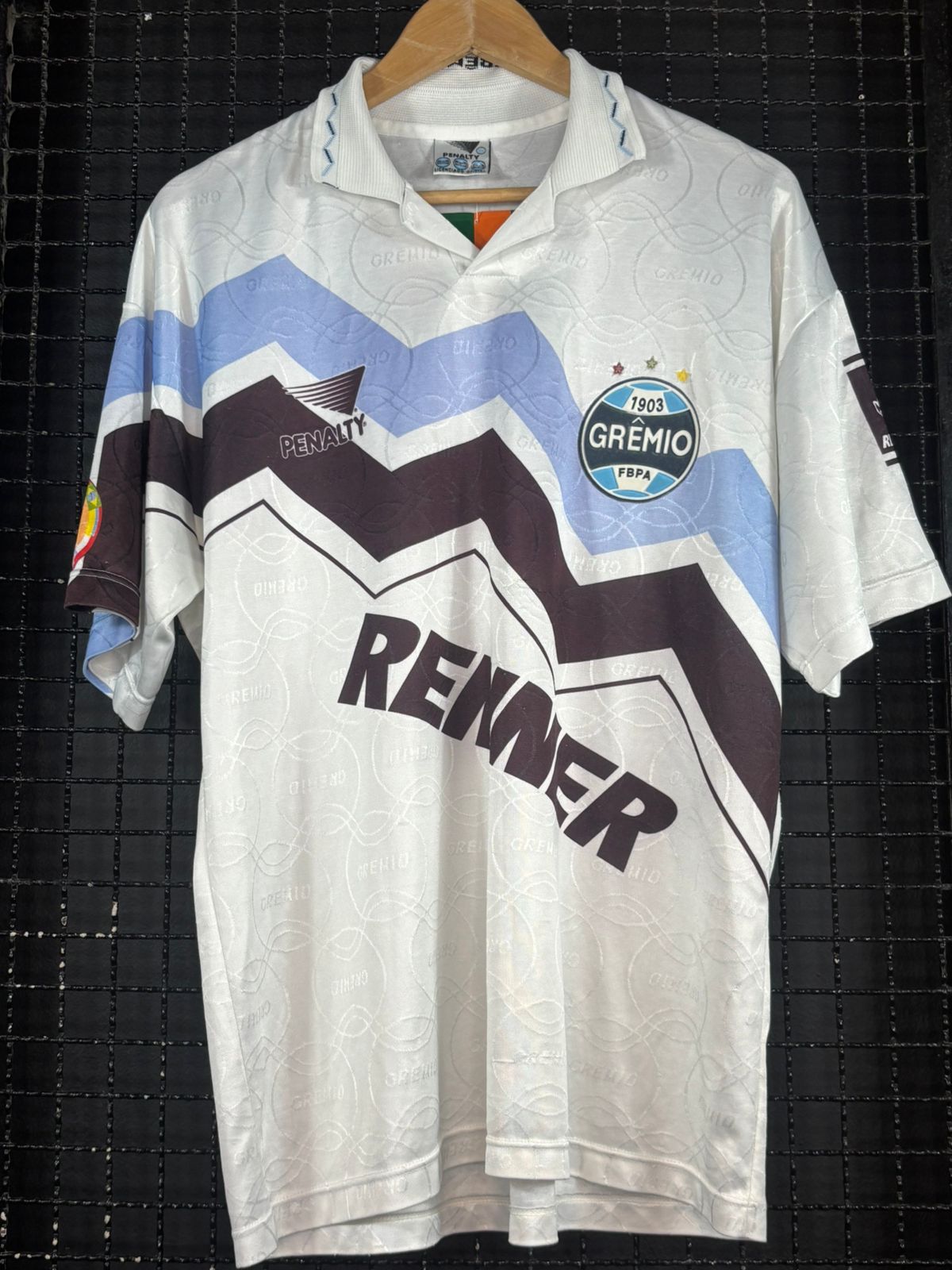 Camisa Grêmio Penalty 1996 branca - Memorias do Esporte