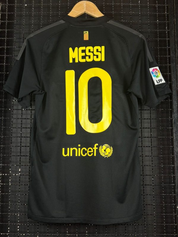 Camisa Barcelona Nike 2012 Lionel Messi preta terceiro uniforme - Imagem 2