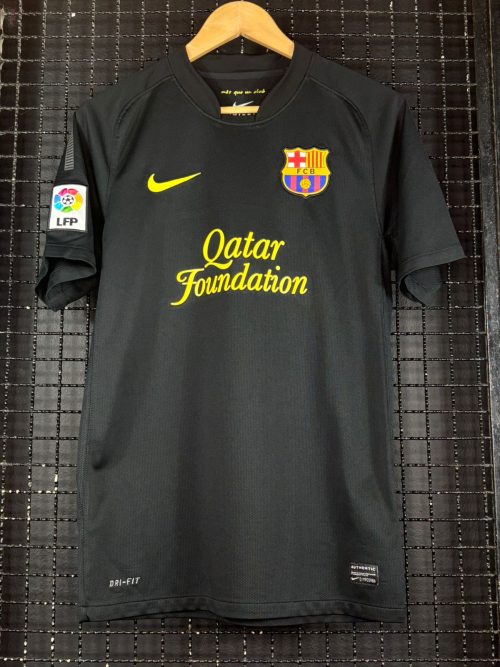 Camisa Barcelona Nike 2012 Lionel Messi preta terceiro uniforme