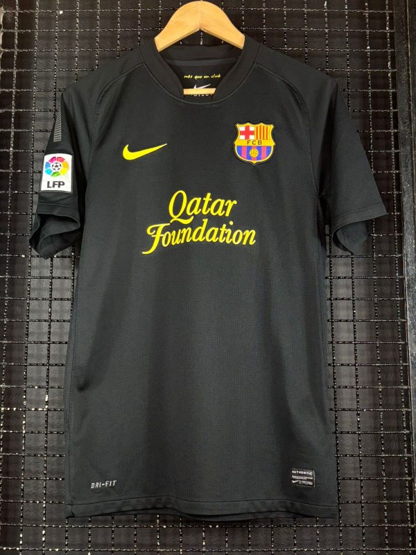 Camisa Barcelona Nike 2012 Lionel Messi preta terceiro uniforme
