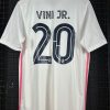 Camisa Real Madrid Adidas 2020 Vinicius Júnior branca - Imagem 2