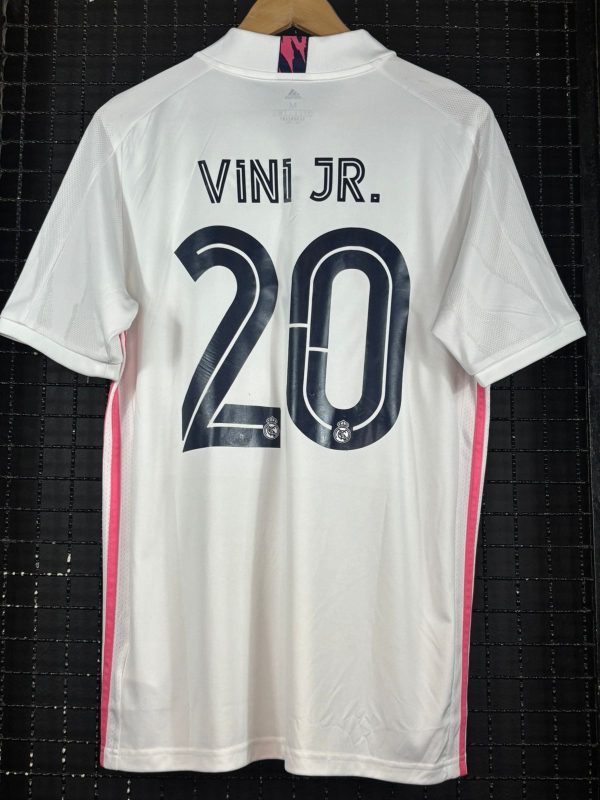 Camisa Real Madrid Adidas 2020 Vinicius Júnior branca - Imagem 2