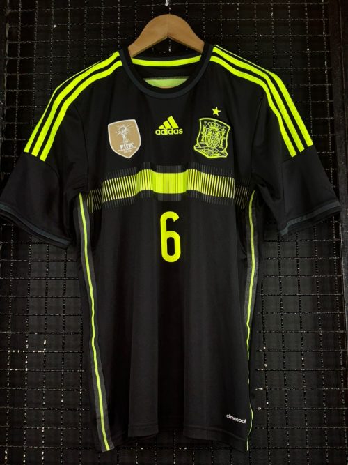 Camisa Espanha Adidas 2013 Andrés Iniesta preta