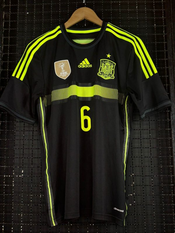 Camisa Espanha Adidas 2013 Andrés Iniesta preta