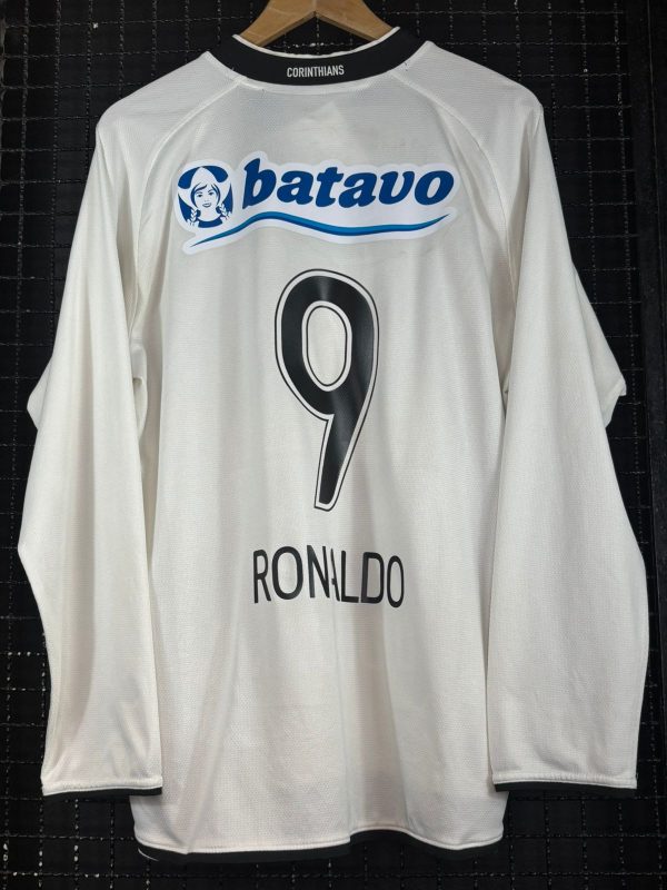 Camisa Corinthians Nike 2009 Ronaldo branca mangas longas - Imagem 2