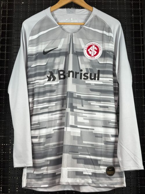 Camisa Internacional Nike 2019 goleiro mangas longas cinza