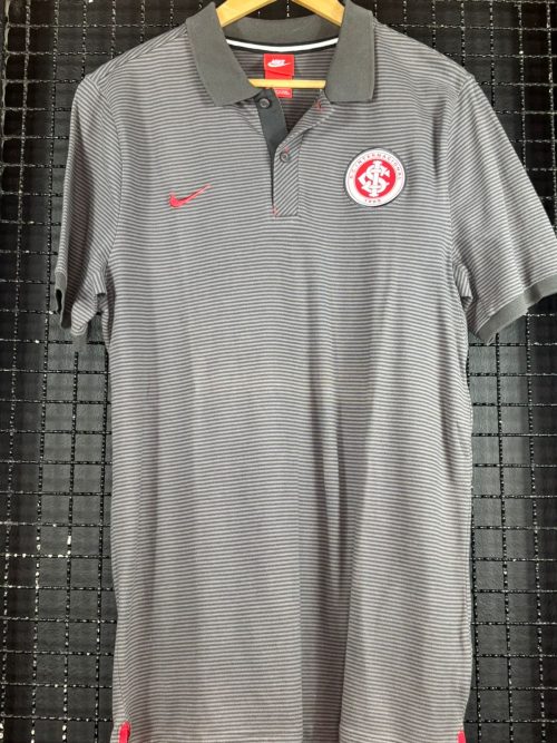 Camisa Internacional Nike polo viagem cinza