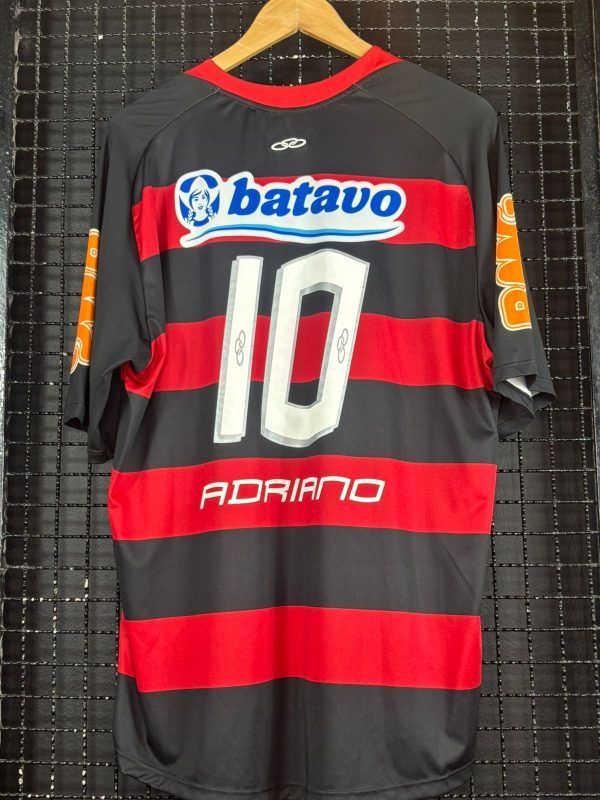 Camisa Flamengo Olympikus 2010 Adriano Imperador rubro-negra - Imagem 2