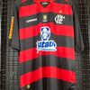 Camisa Flamengo Olympikus 2010 Adriano Imperador rubro-negra