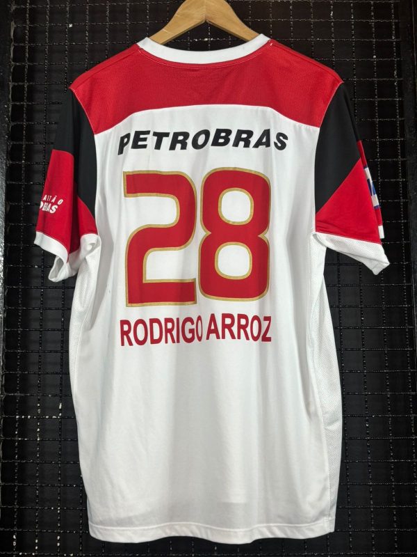 Camisa Flamengo Olympikus 2008 ??? Rodrigo Arroz branca - Imagem 2