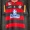 Camisa Flamengo Olympikus 2010 300 jogos Léo Moura rubro-negra