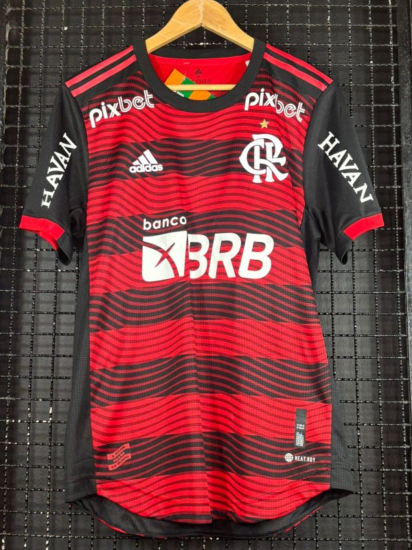 Camisa Flamengo Adidas 2022 Pablo rubro-negra