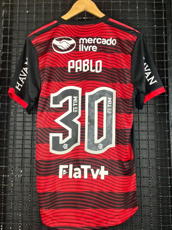 Camisa Flamengo Adidas 2022 Pablo rubro-negra - Imagem 2