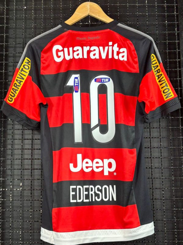Camisa Flamengo Adidas 2015 Ederson rubro-negra - Imagem 2