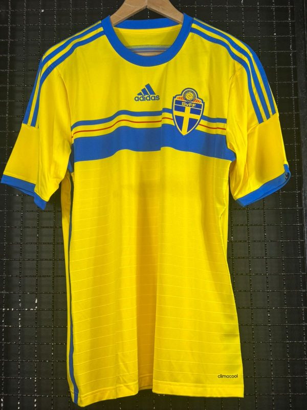 Camisa Suécia Adidas 2014 amarela