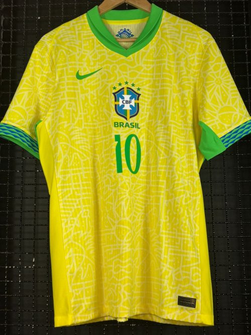 Camisa Brasil Nike 2024 Rodrygo amarela