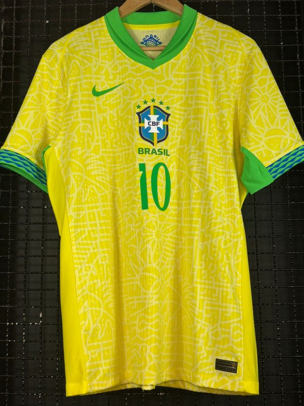Camisa Brasil Nike 2024 Rodrygo amarela