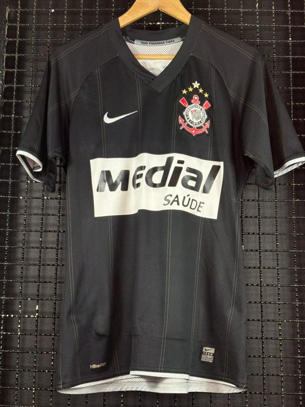 Camisa Corinthians Nike 2008 Chicão preta