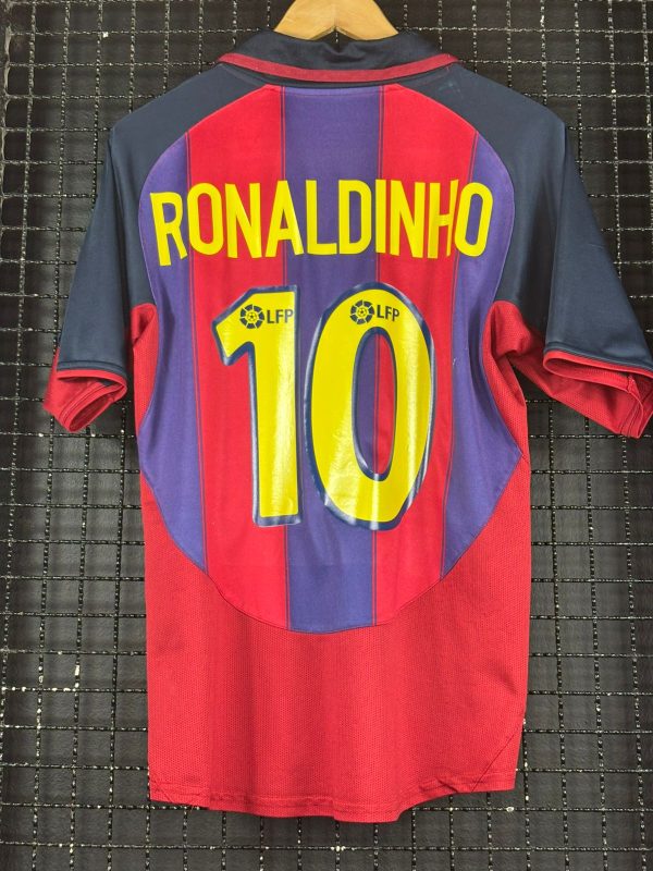 Camisa Barcelona Nike 2003 Ronaldinho Gaúcho - Imagem 2