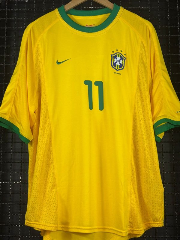 Camisa Brasil Nike 2000 Romário amarela