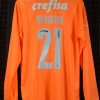 Camisa Palmeiras Puma 2023 Weverton goleiro mangas longas laranja - Imagem 2