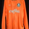 Camisa Palmeiras Puma 2023 Weverton goleiro mangas longas laranja